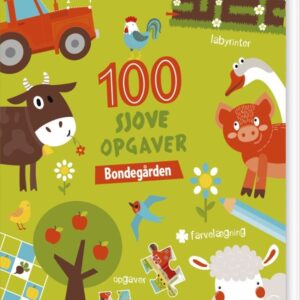 100 Sjove Opgaver: Bondegården - Fra 4 år - Diverse - Bog