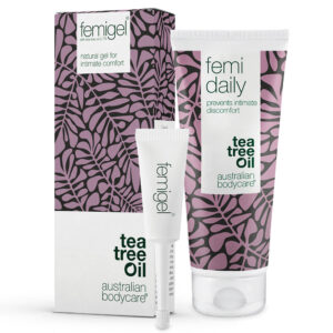 2 intimpleje produkter mod tørhed, lugt & kløe - Intimprodukter mod svie, kløe og intim irritation - Femigel + Femi Daily