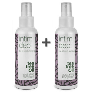 2 stk. Intim Deo mod uønsket lugt - Intim deodorant mod lugt fra underliv og irritation i intimområdet - Tea Tree Oil