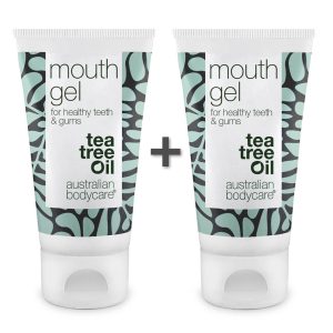 2 styks Australian Bodycare Mundgel - Bakteriemodvirkende mundgel med Tea Tree Oil til tænder, tunge og tandkød
