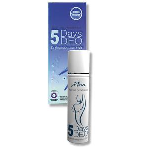 5 Days Deo Mænd, Roll-on - 30 ml.