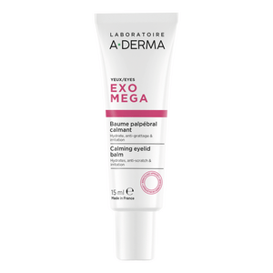 A-DERMA Exomega Face Calming Eyelid Balm - 15 ml.