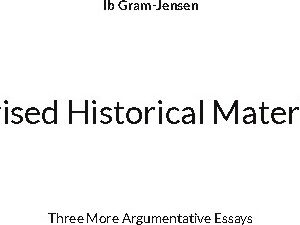 A Revised Historical Materialism - Ib Gram-jensen - English Book