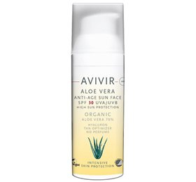 AVIVIR Aloe Vera Anti-Age Sun Face SPF 30 • 50 ml.