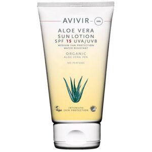 AVIVIR Aloe Vera Sun Lotion SPF 15 70 % - 150 ml. (Holdbarhed 07-2027)
