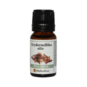 Æterisk kryddernellikeolie økologisk 250 ml til hudpleje, aromaterapi, massage - Hedenhus