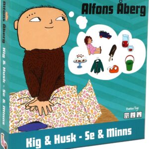 Alfons åberg - Kig & Husk - Huskespil Sæt Med 36 Brikker