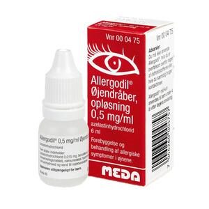 Allergodil øjendråber 0,05% - 6 ml
