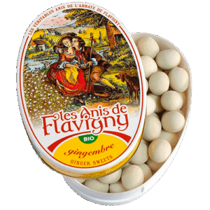 Anis de Flavigny Pastiller Med Ingefær Ø (50 g)