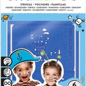 Ansigtsmaling Skabeloner - Dreng - 6 Stk - Snazaroo