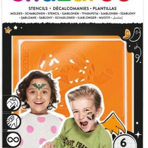 Ansigtsmaling Skabeloner - Halloween - 6 Stk - Snazaroo