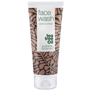 Ansigtsrens til bumser og uren hud - Daglig ansigtsvask til fedtet og uren hud til både mænd og kvinder - Tea Tree Oil / 500 ml - 399,95,-
