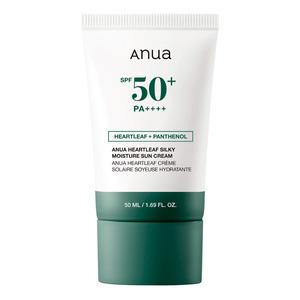 Anua Heartleaf Silky Moisture Sun Cream SPF50+ PA++++ - 50 ml.