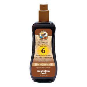 Australian Gold Lotion Sunscreen Spray with bronzer SPF06 - 237 ml.