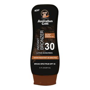 Australian Gold Lotion Sunscreen with bronzer SPF30 - 237 ml.