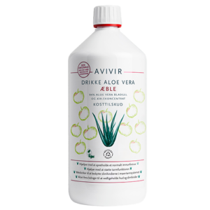 Avivir Drikke Aloe Vera 95 % Æble (1 liter)