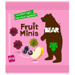 BEAR Fruit Minis med Æble og Solbær (20 g)
