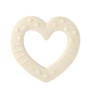 BIBS Baby Bitie Heart - Ivory