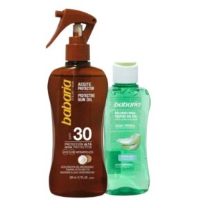Babaria - Solpleje Sæt Protective Coconut Oil SPF30 & After Sun