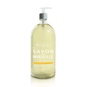 BeauTerra Marseille Liquid Soap Sweet Almond Oil - 300 ml.