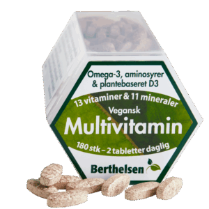 Berthelsen Vegansk Multivitamin (180 tabl)
