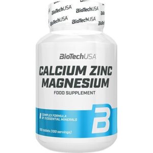 BioTech Calcium Zinc Magnesium, 100tab.
