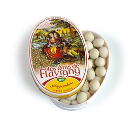 Biogan Anis pastiller m. ingefær Ø 50g.