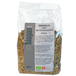 Biogan Granola Færre Kulhydrater Ø (400 g)