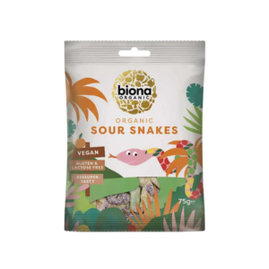 Biona Vingummi Syrlige Slanger Ø (75 g)