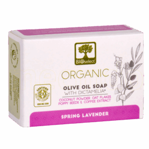 Bioselect Pure Olive Oil Soap Handsæbe Spring Lavender (80 gr)