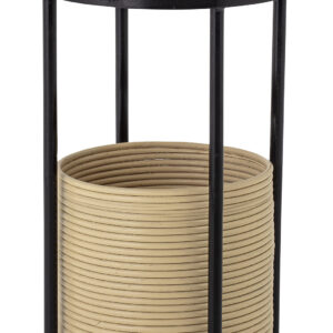 Bloomingville - Hitti Sidebord - Natur - Suar Træ - Rundt