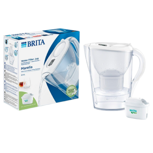 Brita kande 2,4 L marella cool white + (1 stk)