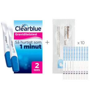 Bundle med Clearblue Graviditetstest + Babyplan Ægløsningstest Strimmel