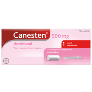 Canesten Vaginaltabletter 500MG (1 stk)
