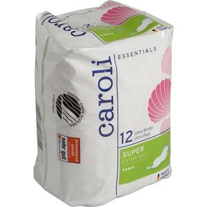 Caroli hygiejnebind Super - 12 stk.