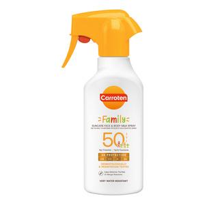 Carroten Family Face & Body Milk Trigger SPF50 - 270 ml.
