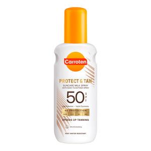 Carroten Protect & Tan Body Milk Spray SPF50 - 150 ml.
