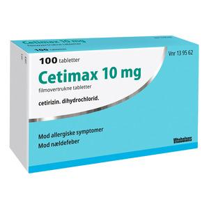 Cetimax 10 mg - 100 tabl.