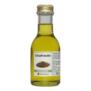 Chiafrøolie økologisk koldpresset 250 ml - Omega 3, fugtgivende, til hud og hår - Hedenhus