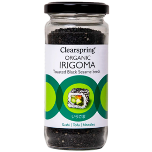 Clearspring Irigoma Ristede Sorte Sesamfrø Hele Ø (100 g)