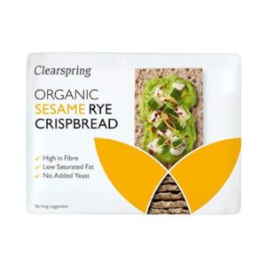 Clearspring Rugknækbrød m. sesam Ø (200 g)