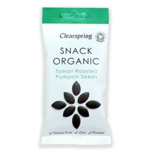 Clearspring Tamari Ristede Græskarkerner Ø (30 g)