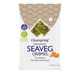 Clearspring Tang chips Gurkemeje Ø 1 pk. 4 g.