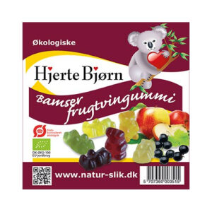 Coala Frugtsaftbamser Hjertebjørn Ø • 80 g.
