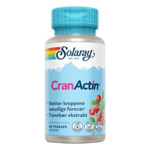 CranActin Tranebær Solaray 60 kapsler