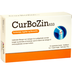 CurBoZin Ingefær, Gurkemeje & Boswellia (60 kaps)