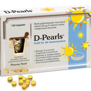 D-Pearls 20 mikrgram - 120 kapsler