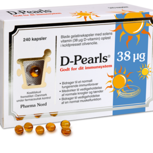 D-Pearls 38 mikrogram - 240 kapsler