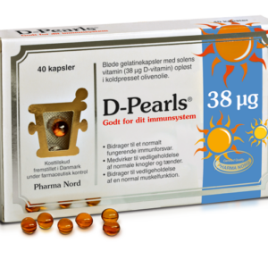 D-Pearls 38 mikrogram - 40 kapsler