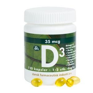 D-Vitamin 35mcg - 120 stk